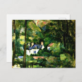 Cezanne - Houses in the Greenery, 1881, Briefkaart (Voorkant / Achterkant)