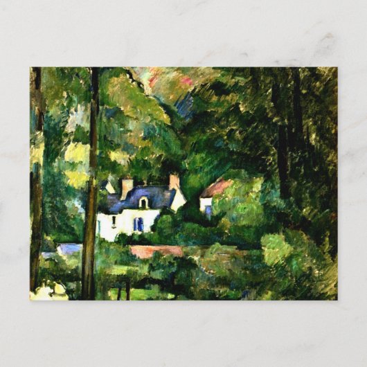 Cezanne - Houses in the Greenery, 1881, Briefkaart (Voorkant)