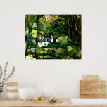 Cezanne - Houses in the Greenery-1881 Poster<br><div class="desc">Paul Cezanne painting,  Houses in the Greenery,  poster.</div>