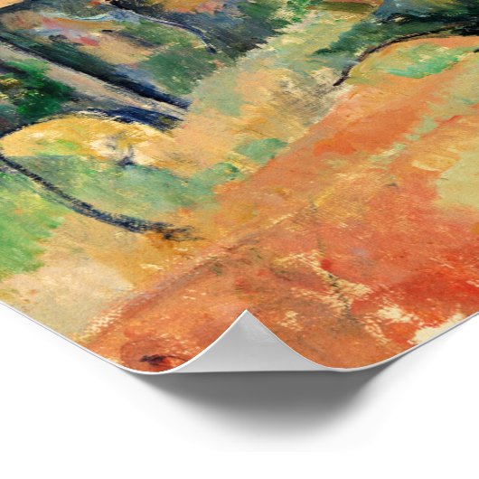 Cezanne - Huis in Provence, populaire kunst Poster (Hoek)