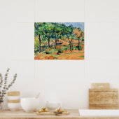 Cezanne - Huis in Provence, populaire kunst Poster (Keuken)