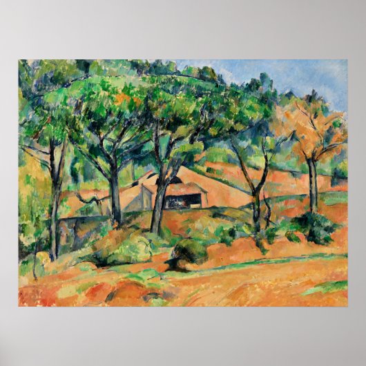 Cezanne - Huis in Provence, populaire kunst Poster (Voorkant)