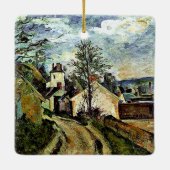 Cezanne - Huis van Dr. Gachet in Auvers, Keramisch Ornament (Achterkant)