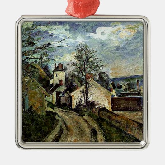 Cezanne - Huis van Dr. Gachet in Auvers Metalen Ornament (Voorkant)