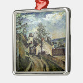 Cezanne - Huis van Dr. Gachet in Auvers Metalen Ornament (Links)
