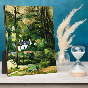 Cezanne - Huizen in het groen-1881 Fotoplaat