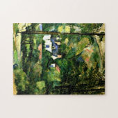Cezanne - Huizen in het groen- Legpuzzel (Horizontaal)