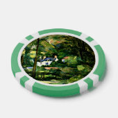 Cezanne - Huizen in het groen Poker Chips (Enkel)