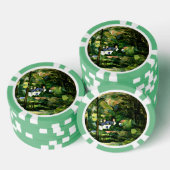 Cezanne - Huizen in het groen Poker Chips (Opstapeling)