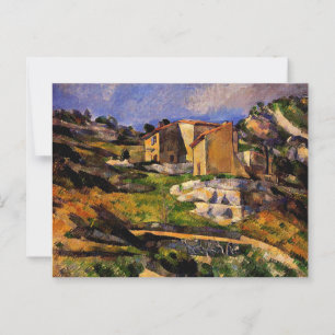Cezanne - Huizen in Provence Briefkaart