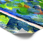 Cezanne - In de Bossen, beroemd schilderij Poster (Hoek)