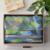 Cezanne - In de bossen, beroemd schilderij Tissuepapier (Geschenk)