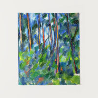 Cezanne - In de bossen, beroemd schilderij