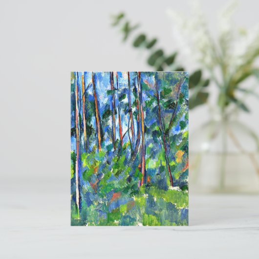 Cezanne - In de Bossen Briefkaart (Staand voorkant)