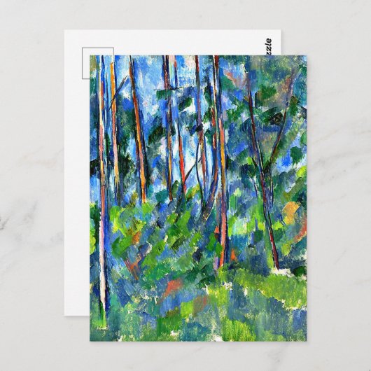 Cezanne - In de Bossen Briefkaart (Voorkant / Achterkant)