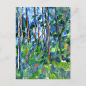 Cezanne - In de Bossen Briefkaart (Voorkant)