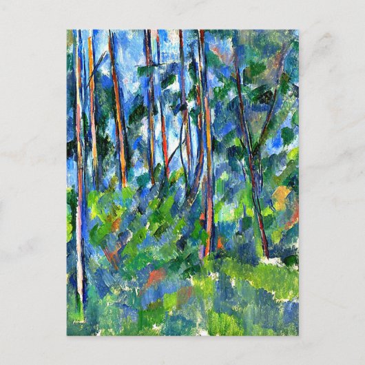 Cezanne - In de Bossen Briefkaart (Voorkant)
