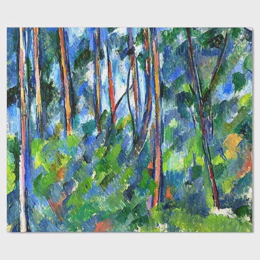 Cezanne - In de Bossen Cadeaupapier (Vlak)