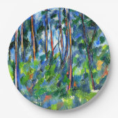 Cezanne - In de Bossen Papieren Bordje (Voorkant)