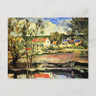 Cezanne - In de Oise-vallei, mooie kunst Briefkaart
