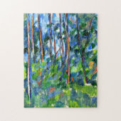 Cezanne - In het bos Legpuzzel (Verticaal)