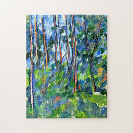 Cezanne - In het bos Legpuzzel (Verticaal)