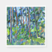 Cezanne - In het bos Servet (Voorkant)