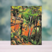 Cezanne - In het park van Chateau Noir Acryl Bord (Neutraal)