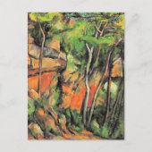 Cezanne - In het park van Chateau Noir Briefkaart (Voorkant)
