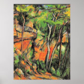Cezanne - In het park van Chateau Noir Poster (Voorkant)
