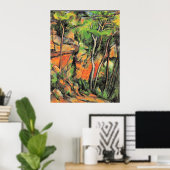 Cezanne - In het park van Chateau Noir Poster (Thuiskantoor)