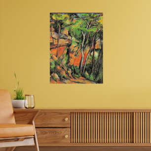 Cezanne - In het park van Chateau Noir Poster