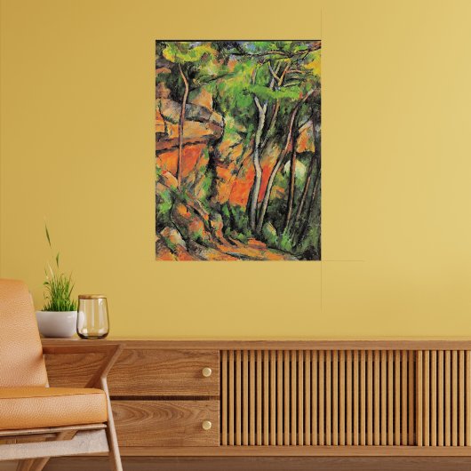 Cezanne - In het park van Chateau Noir Poster (Woonkamer 2)