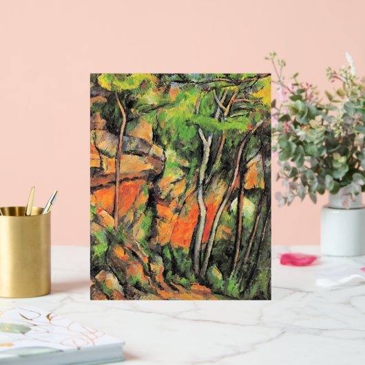 Cezanne - In the Park of Chateau Noir Acryl Bord (Huwelijk)