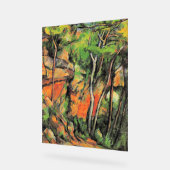 Cezanne - In the Park of Chateau Noir Acryl Bord (Hoek)