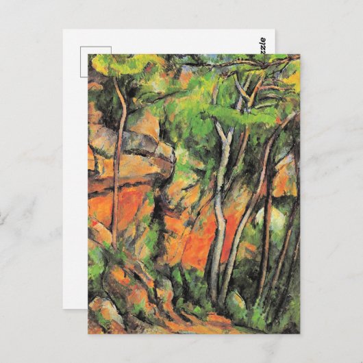 Cezanne - In the Park of Chateau Noir Briefkaart (Voorkant / Achterkant)