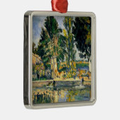 Cezanne - Jas de Bouffan, 1876, beroemd schilderij Metalen Ornament (Rechts)