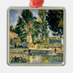Cezanne - Jas de Bouffan, 1876, beroemd schilderij Metalen Ornament