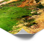 Cezanne - Kantaarns van Auvers, fijne kunst, Poster (Hoek)