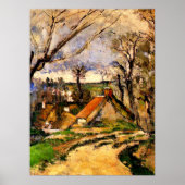 Cezanne - Kantaarns van Auvers, fijne kunst, Poster (Voorkant)