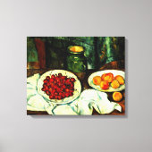 Cezanne - Kersen, Canvas Afdruk (Voorkant)