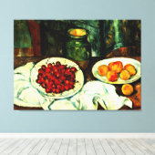 Cezanne - Kersen, Canvas Afdruk (Insitu (Houten vloer))