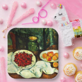 Cezanne - Kersen, kunst, Papieren Bordje (Feest)