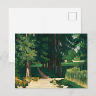 Cezanne-laan bij Jas de Bouffan Vintage Print Briefkaart