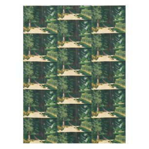 Cezanne-laan bij Jas de Bouffan Vintage Print Tafelkleed