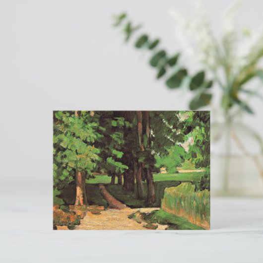 Cezanne - Laan van Kastanjebomen Briefkaart (Staand voorkant)