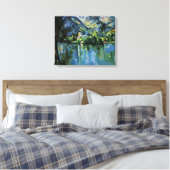 Cezanne - Lac d'Annecy Canvas Afdruk (Insitu (Slaapkamer))