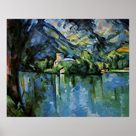 Cezanne - Lac d'Annecy Poster (Voorkant)