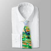 Cezanne - Land in Auvers-Sur-Oise Stropdas (Gebonden)