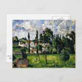 Cezanne - Landschap met waterlijn Briefkaart (Voorkant / Achterkant)
